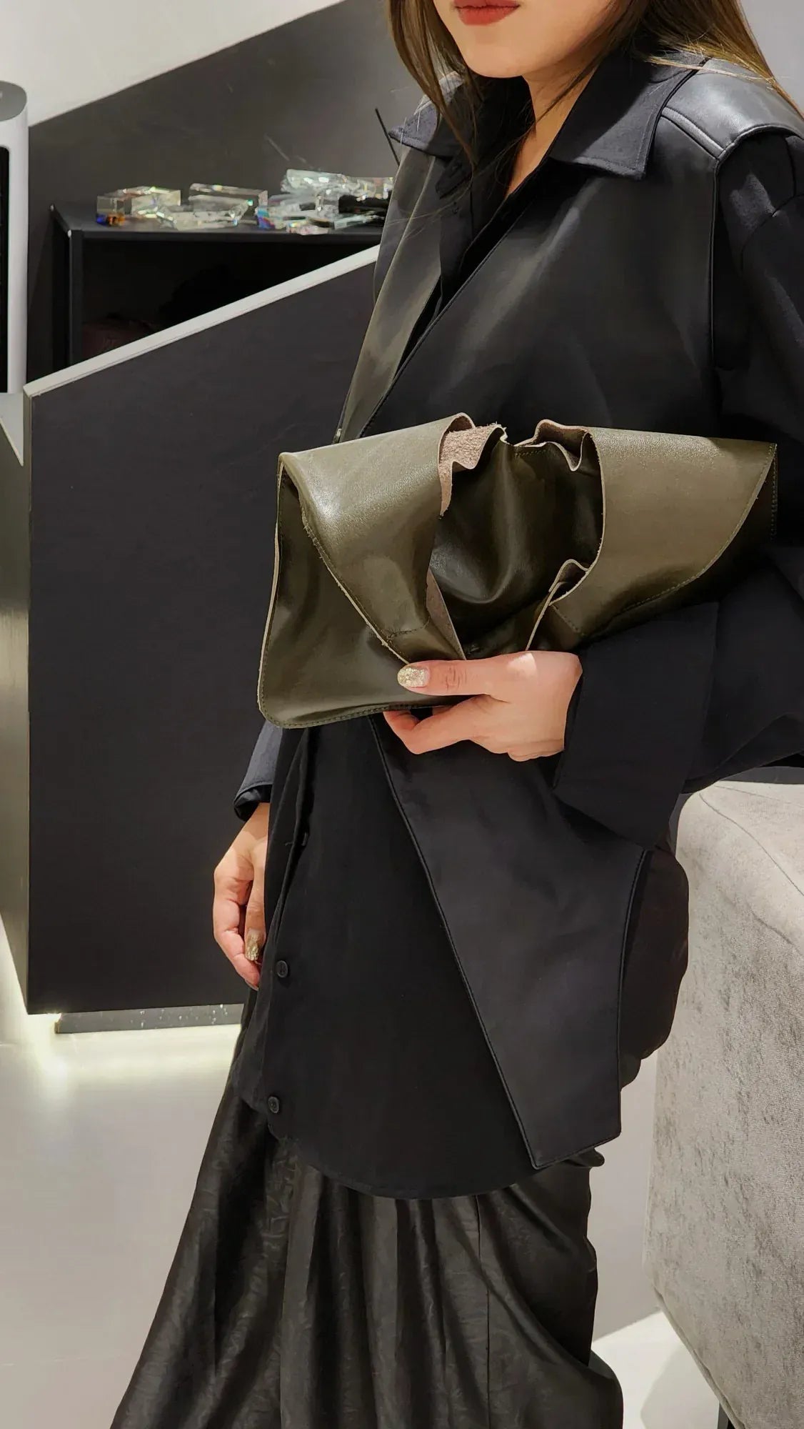 Original Brand Leather Handle Dumplings Cloud Bag Underarm Shoulder Crossbody Bags for Women Hot Selling - SN Wigs & More