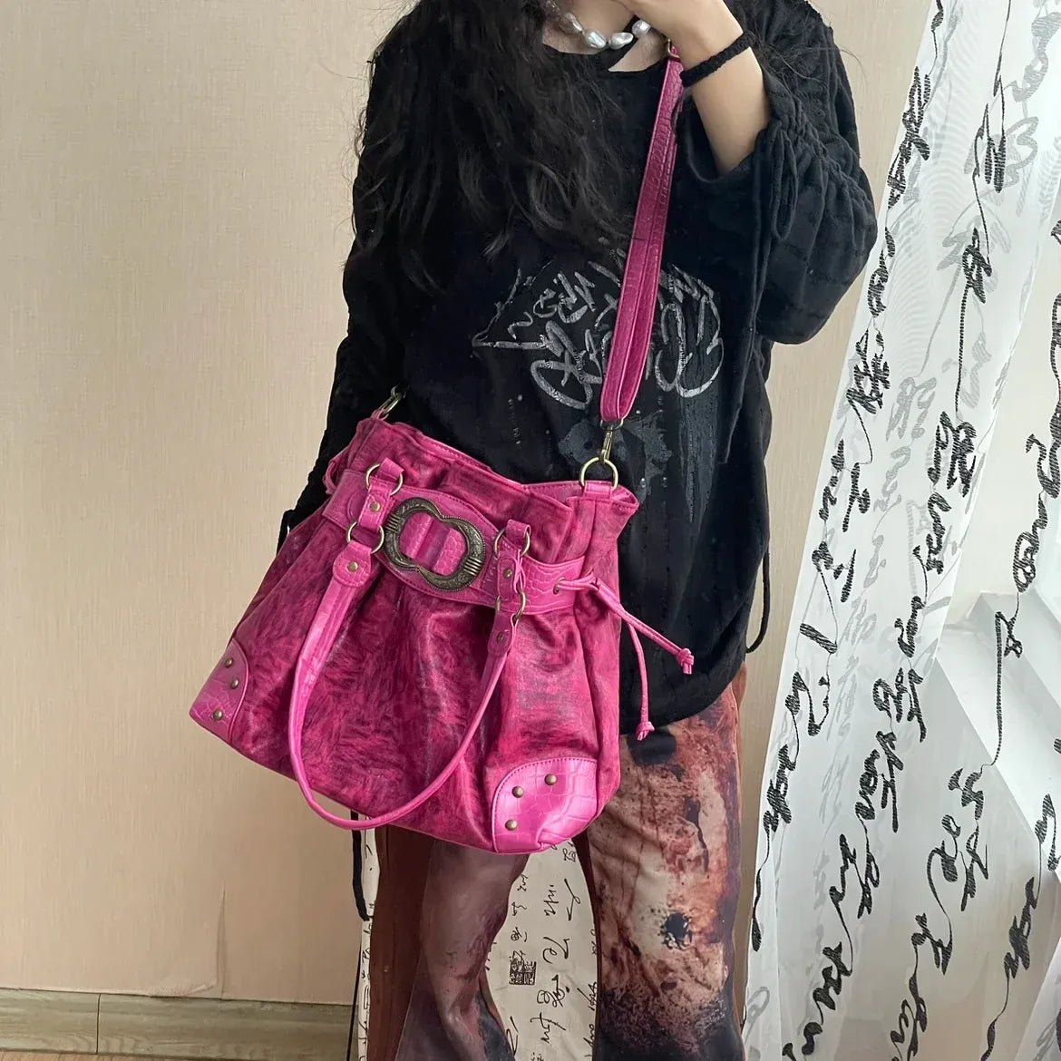 Original Brand Made Old Underarm Bag Large Capacity Tote Crossbody Bags for Women Bolsos Mujer - SN Wigs & More