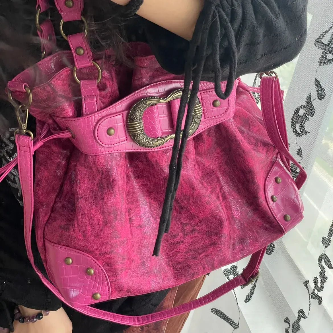 Original Brand Made Old Underarm Bag Large Capacity Tote Crossbody Bags for Women Bolsos Mujer - SN Wigs & More