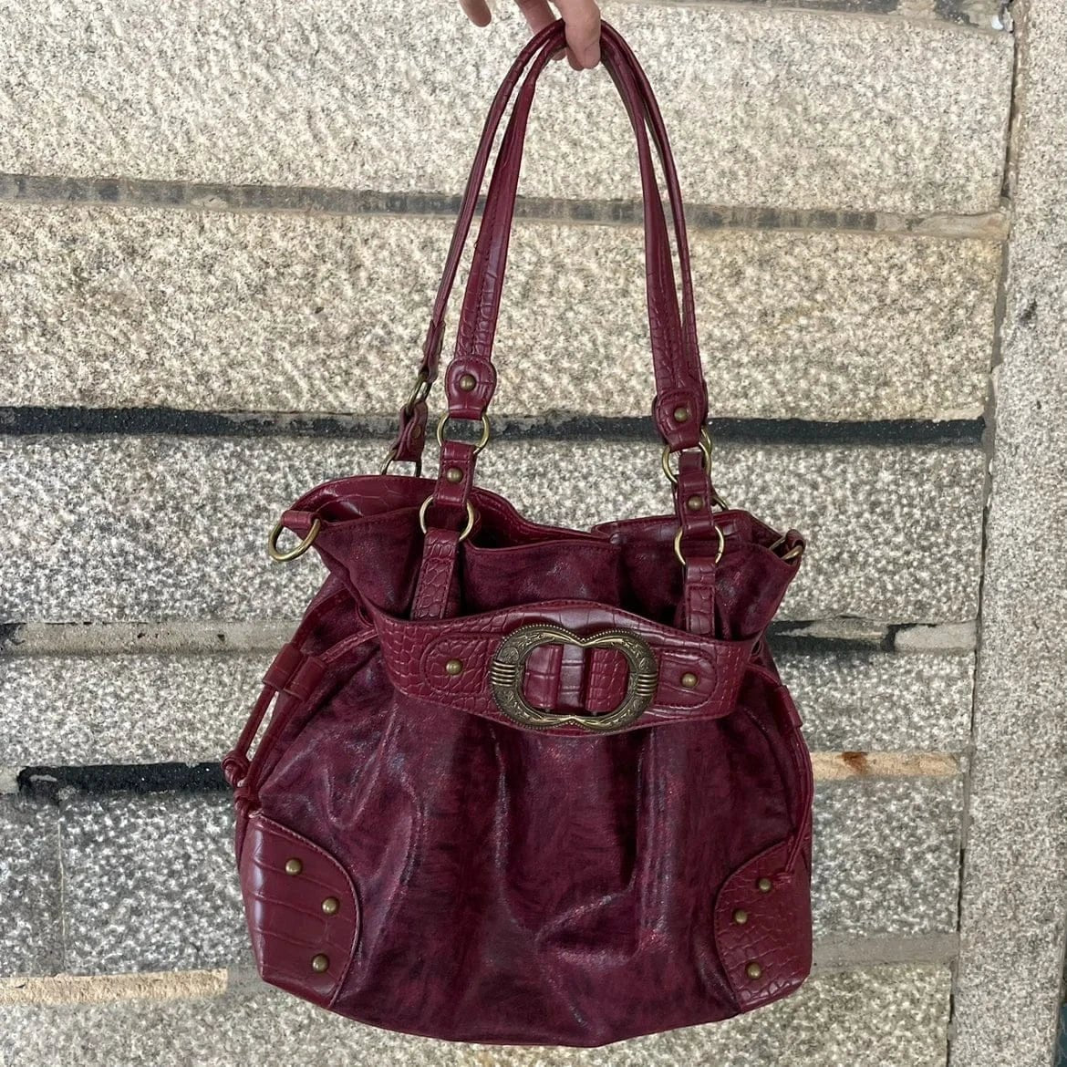 Original Brand Made Old Underarm Bag Large Capacity Tote Crossbody Bags for Women Bolsos Mujer - SN Wigs & More