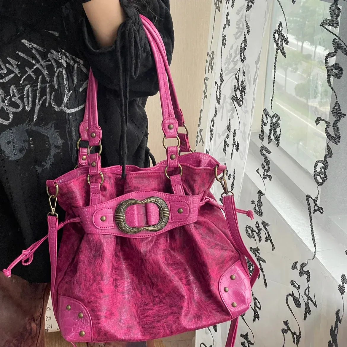 Original Brand Made Old Underarm Bag Large Capacity Tote Crossbody Bags for Women Bolsos Mujer - SN Wigs & More