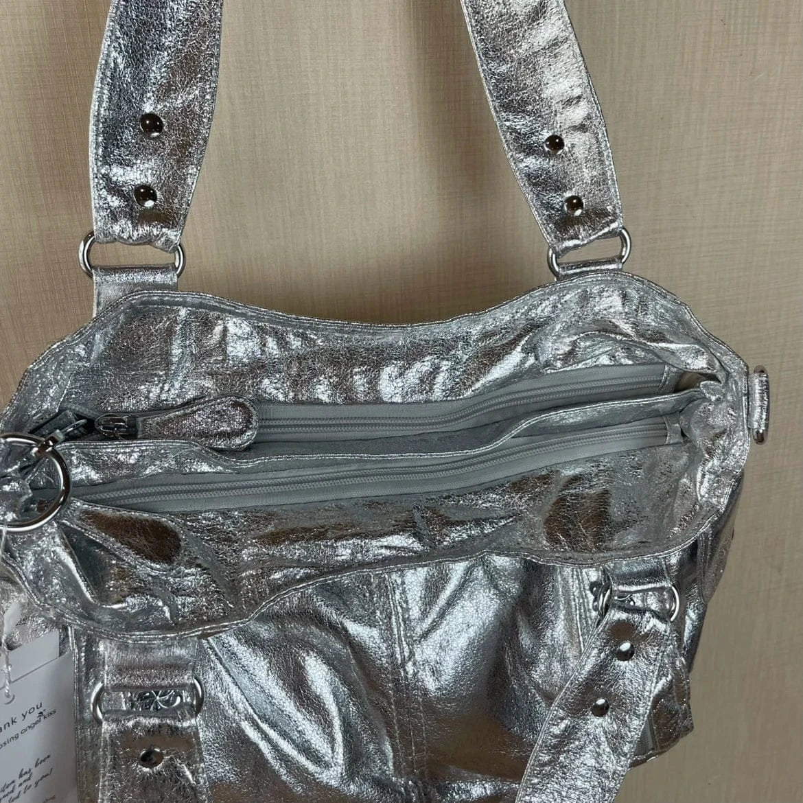 Original Brand Retro Spice Special Metal Large Capacity Shoulder Handbag Crossbody Motorcycle Tote Bags for Women - SN Wigs & More