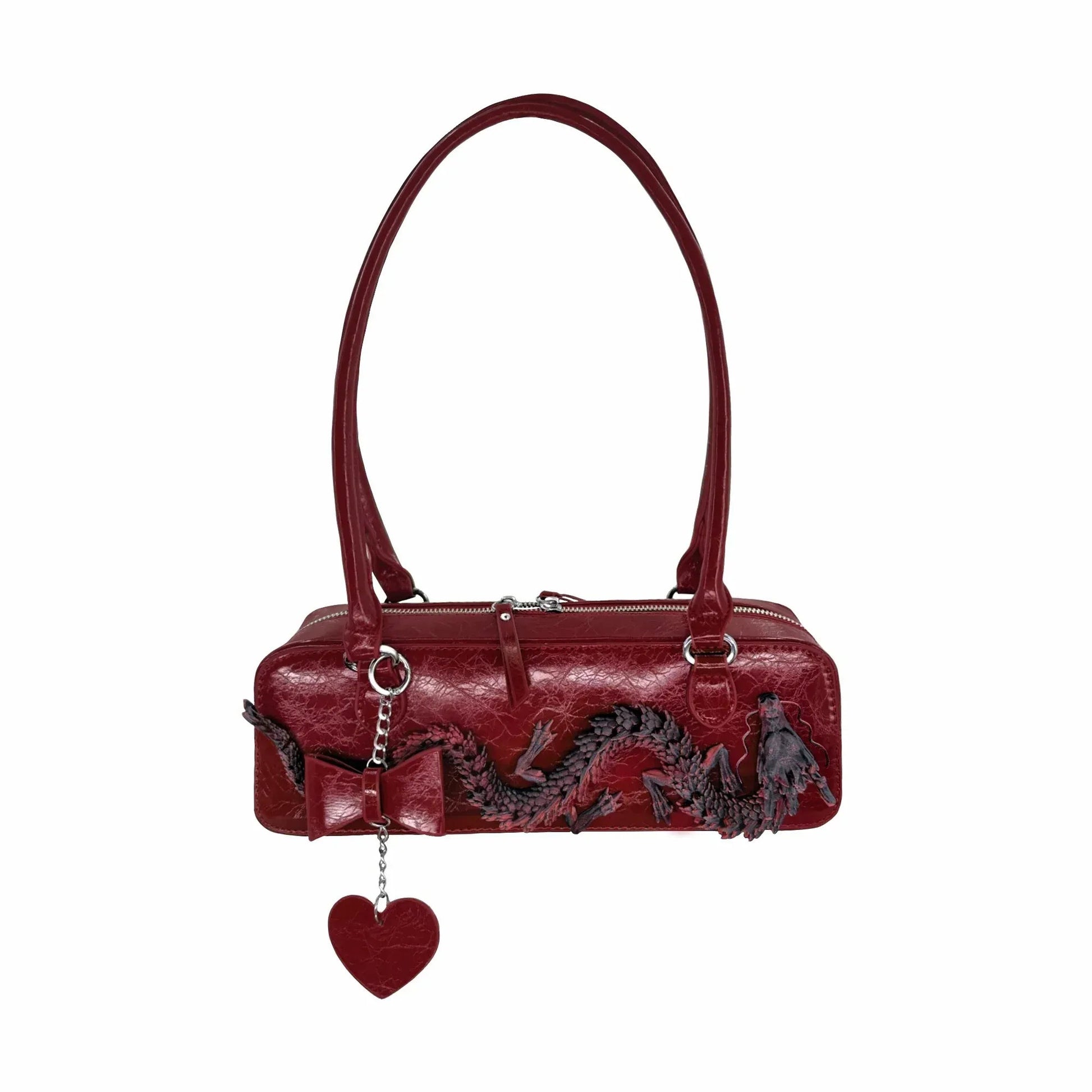 Original Custom Bowling Bag Stereo Dragon Bag Underarm Shoulder Tote Handbag for Women Hot Selling - SN Wigs & More