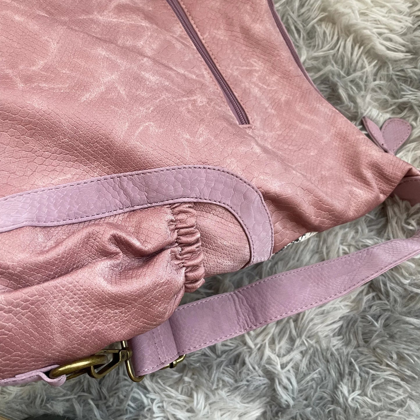 Original Design Retro Rivet Leopard Print Punk Backpack Commuter Large Capacity Tote Crossbody Bags for Women Hot Selling - SN Wigs & More