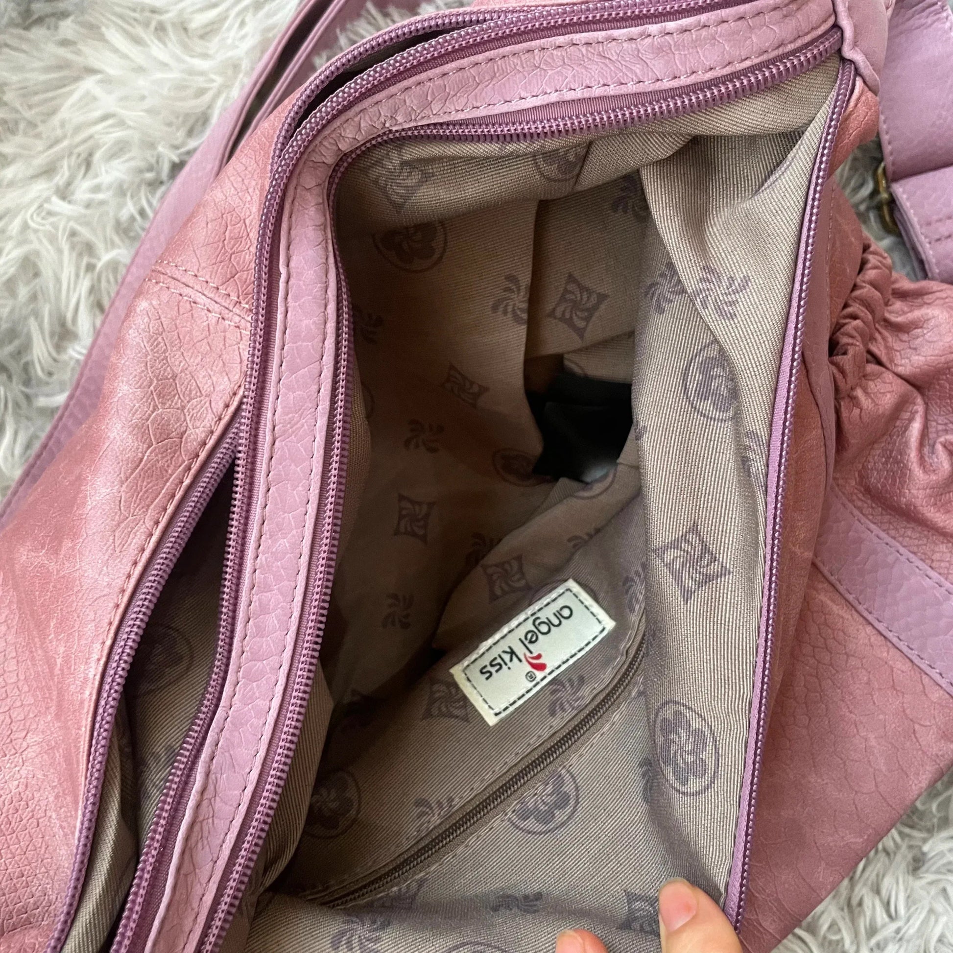 Original Design Retro Rivet Leopard Print Punk Backpack Commuter Large Capacity Tote Crossbody Bags for Women Hot Selling - SN Wigs & More