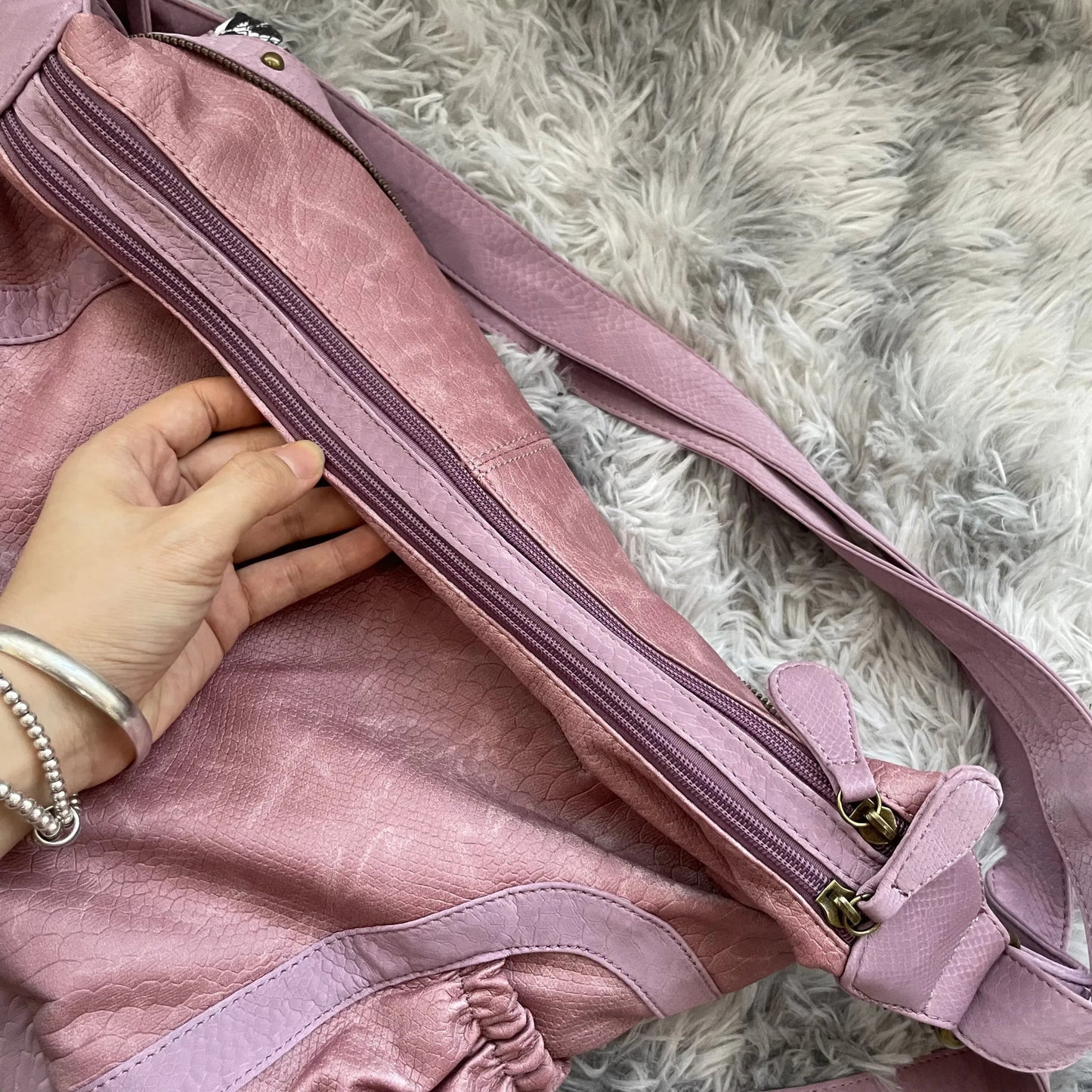 Original Design Retro Rivet Leopard Print Punk Backpack Commuter Large Capacity Tote Crossbody Bags for Women Hot Selling - SN Wigs & More