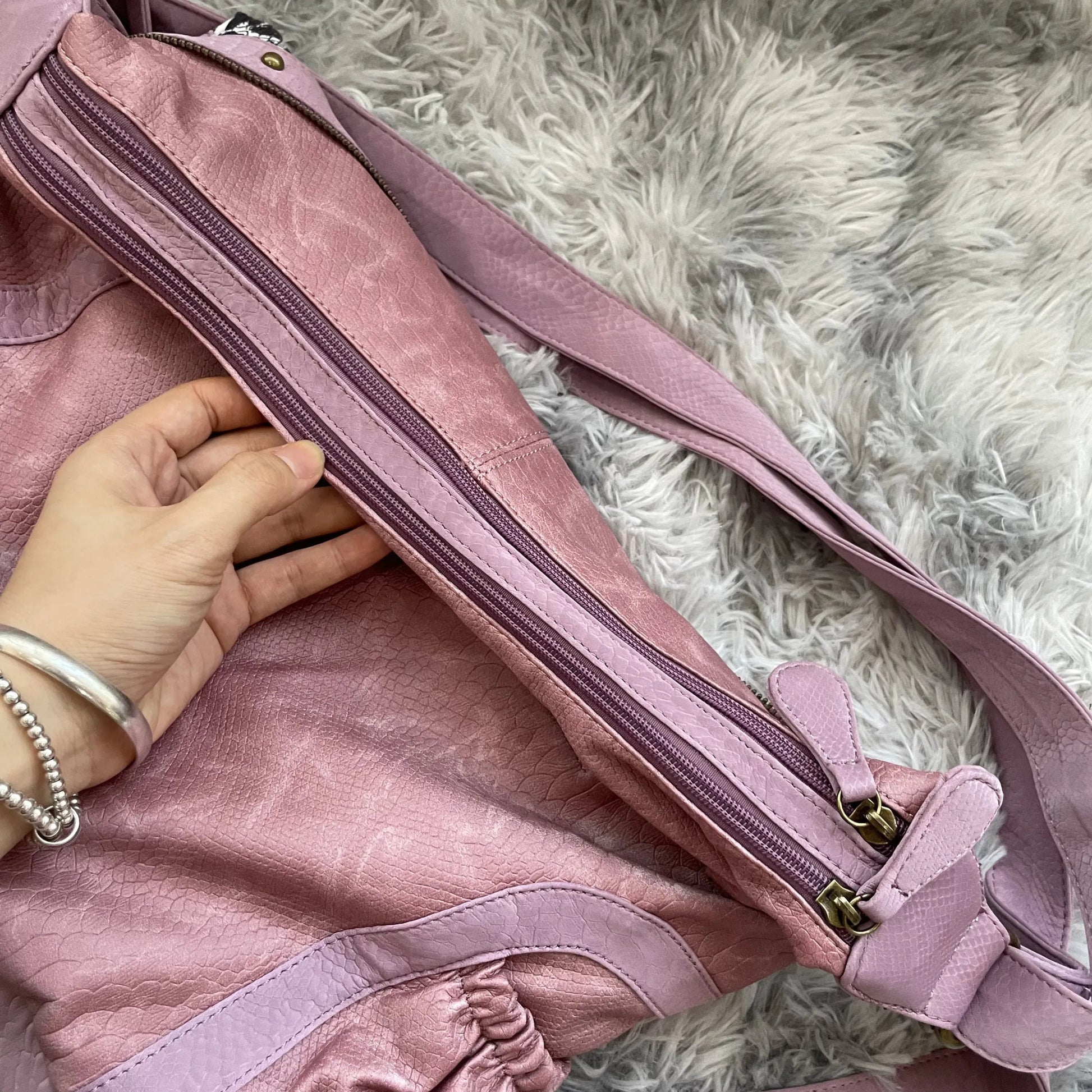 Original Design Retro Rivet Leopard Print Punk Backpack Commuter Large Capacity Tote Crossbody Bags for Women Hot Selling - SN Wigs & More