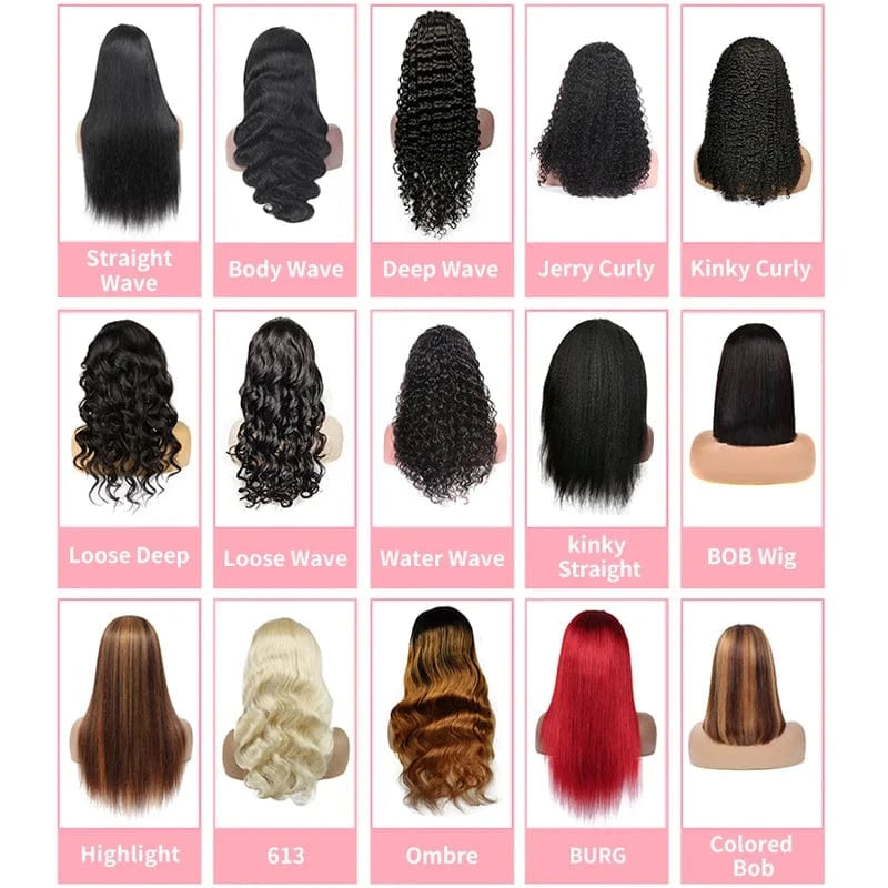 Other style / 10-40 inch send inquiry for factory price 13x6 Body Wave Lace Front Wigs Pre Plucked 180% Density Transparent Lace Frontal Wig Human Hair for Black Women With Baby Hair
