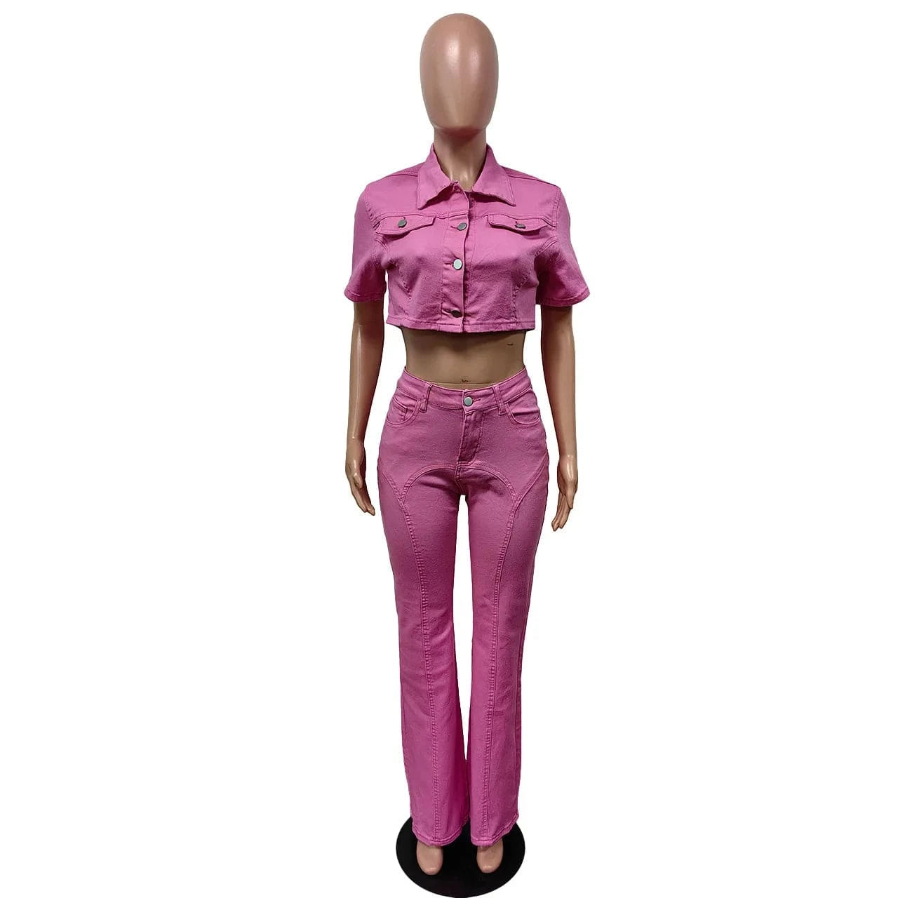 outfit 2 XL / rose red Ladies Suer Pants Suit Women Outfits 2 Piece Set Women