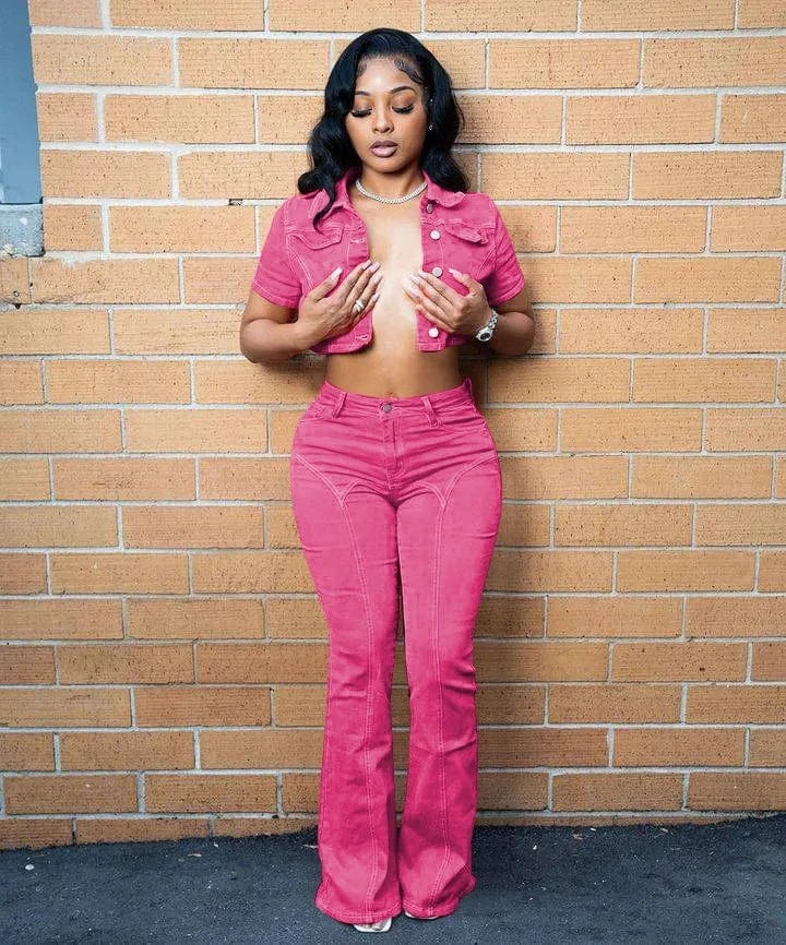 outfit Ladies Suer Pants Suit Women Outfits 2 Piece Set Women