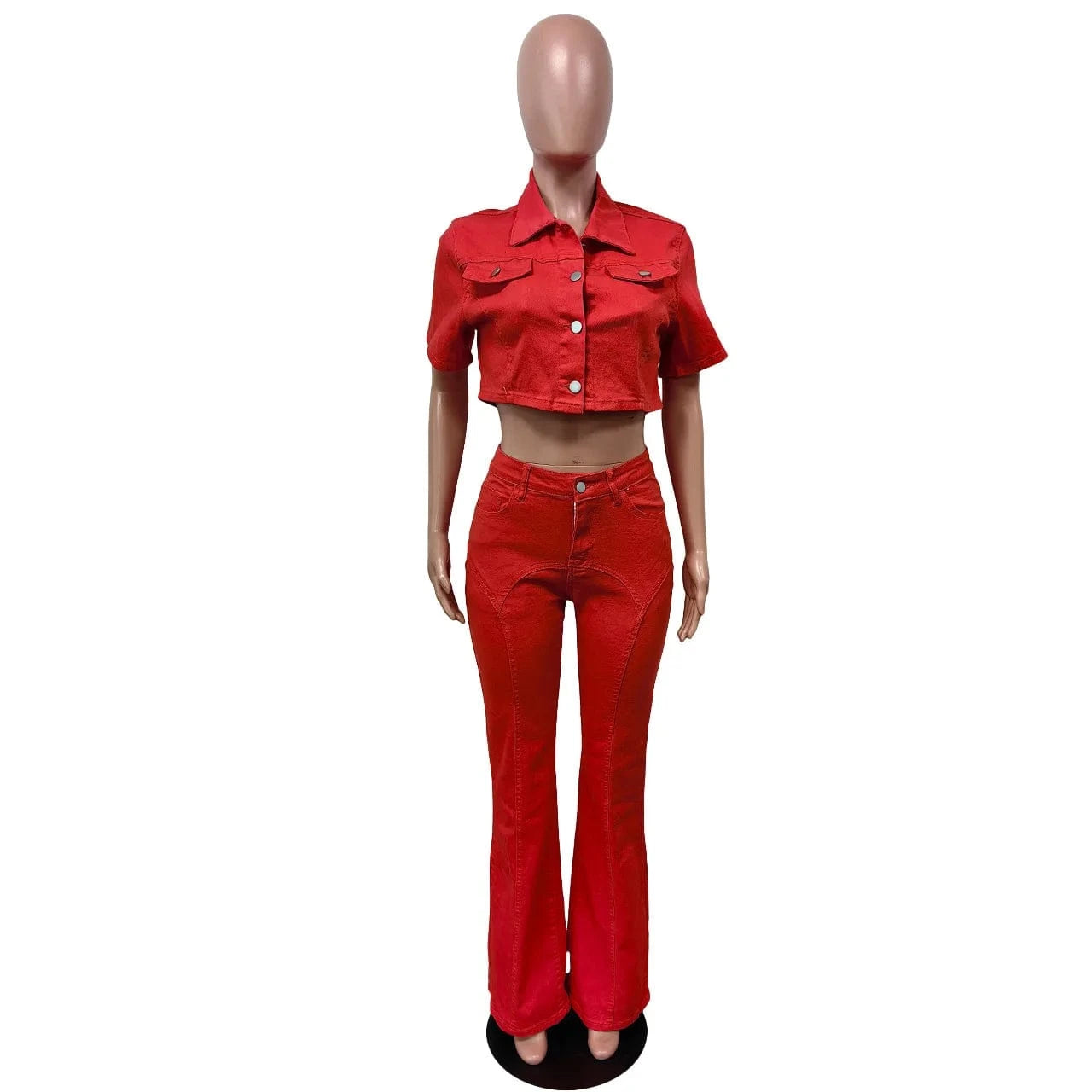 outfit S / Red Ladies Suer Pants Suit Women Outfits 2 Piece Set Women