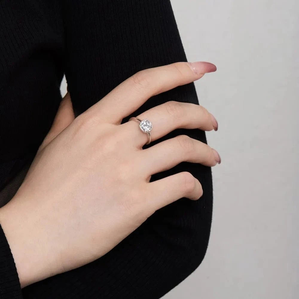 Oval Cut Diamond Cz Cubic Zirconia Rings For Women S925 Sterling Silver Jewelry 18K Gold Plated Wedding Ring Anniversary Gift