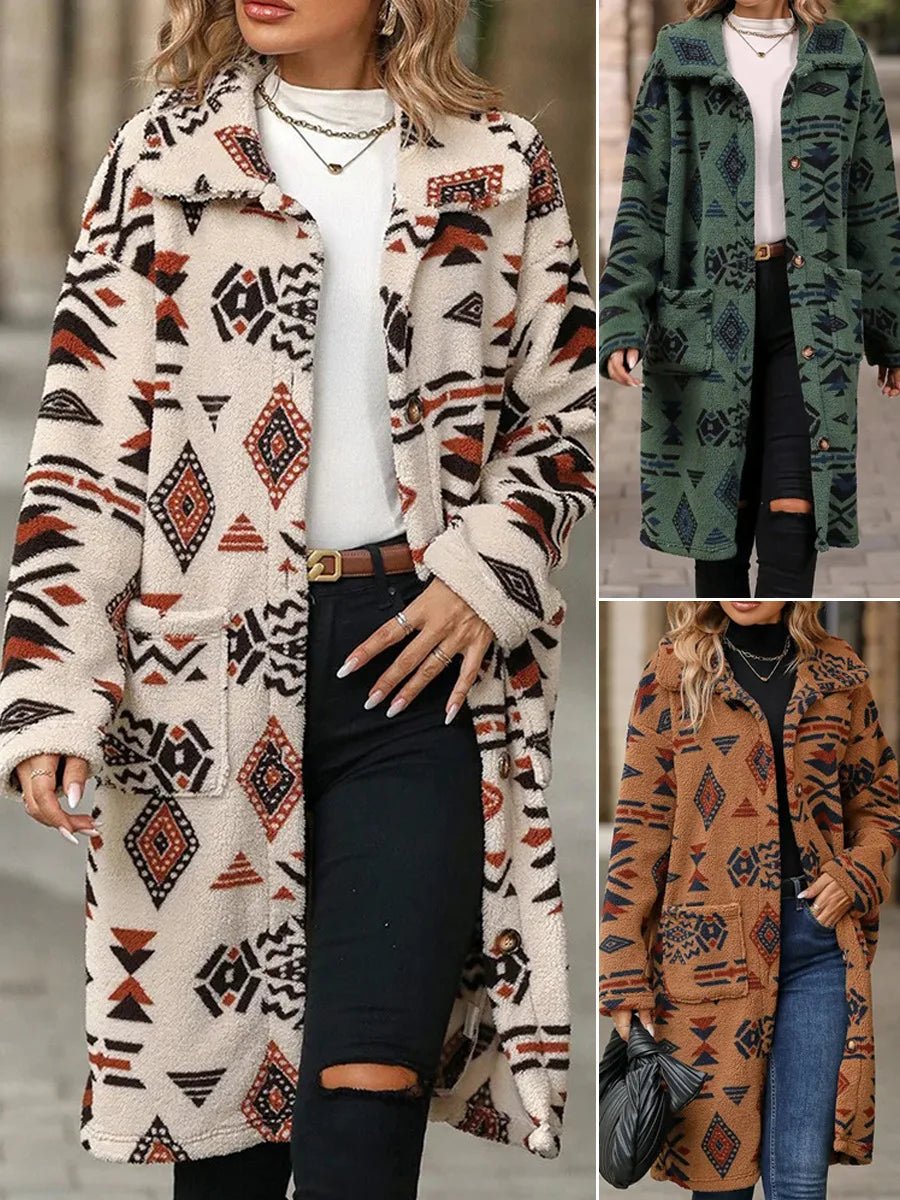 Overcoat + Single - Breasted Design + European American Style - SN Wigs & More