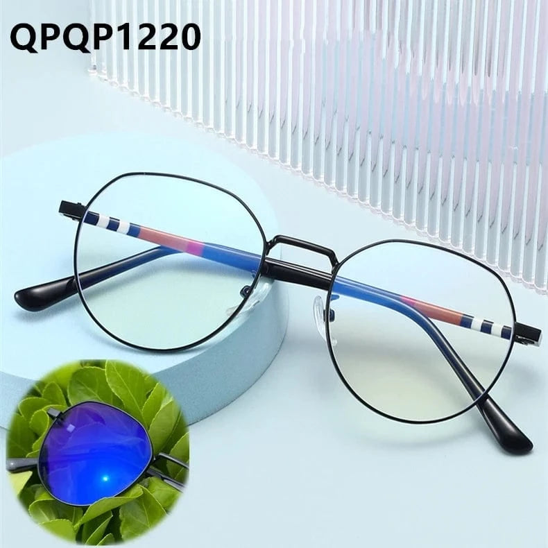 P5 / Cat Eye anti blue light photochromic white gold metal diamond 2024 photogray anti reflection bezel computer women frames for eye glasses