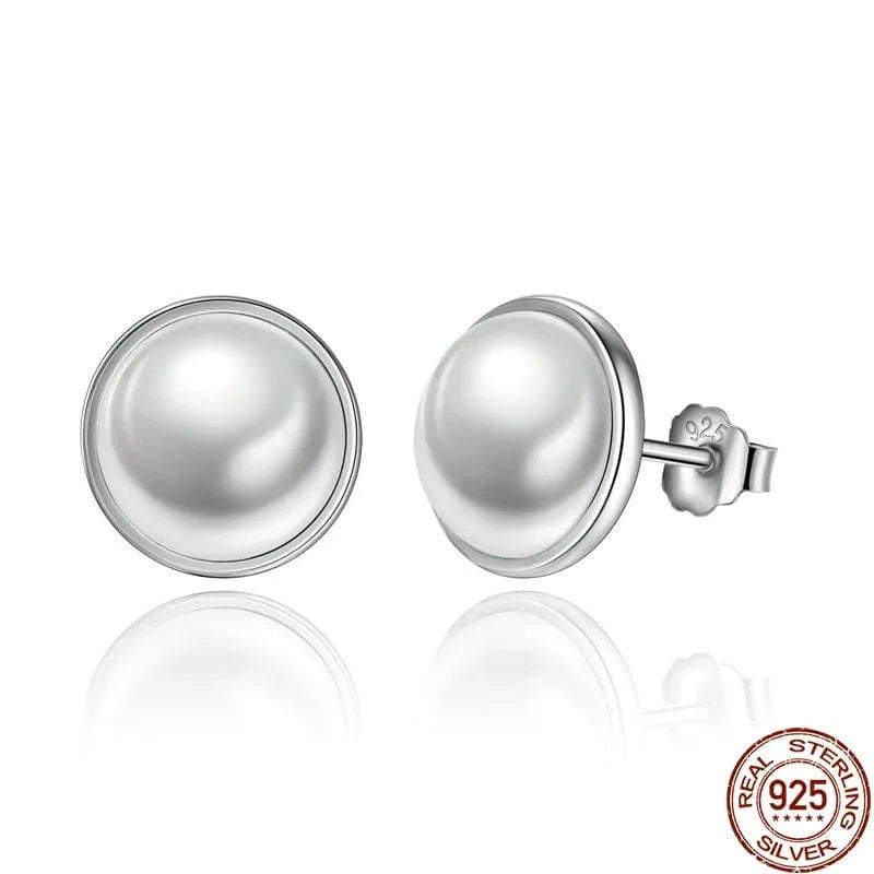 PAS489 2024 New arrival fine silver zircon jewelry high quality fashion jewelry 925 sterling silver stud silver cute earrings for women