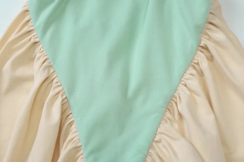 Patchwork Halter Maxi Dress Backless For Dinner And Evening Events Elegant Style - SN Wigs & More