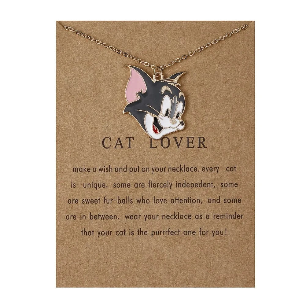 pendant / 6060-2 Fashion Jewelry Korean Necklace Hot Color Glaze Wisdom Owl Pendant Choker Necklace for Women Girl