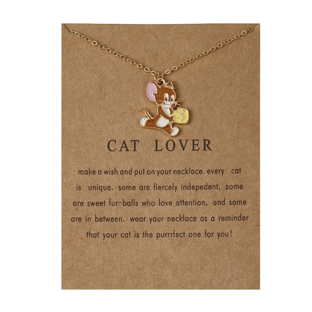 pendant / 6060-3 Fashion Jewelry Korean Necklace Hot Color Glaze Wisdom Owl Pendant Choker Necklace for Women Girl