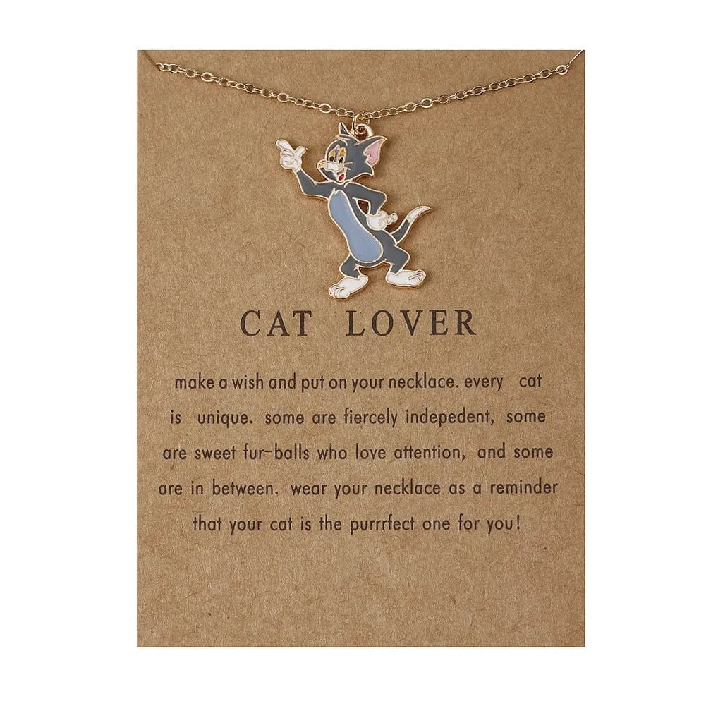 pendant / 6060-4 Fashion Jewelry Korean Necklace Hot Color Glaze Wisdom Owl Pendant Choker Necklace for Women Girl