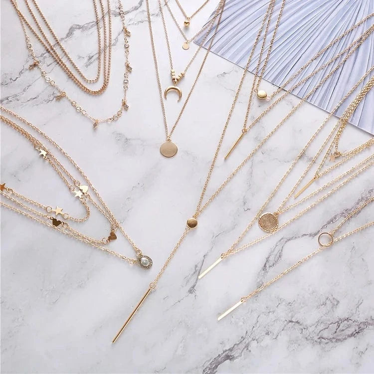 Personality full diamond gold jewelry sets women wedding luxury dangle drop earrings pendant necklace banquet Dubai bridal set