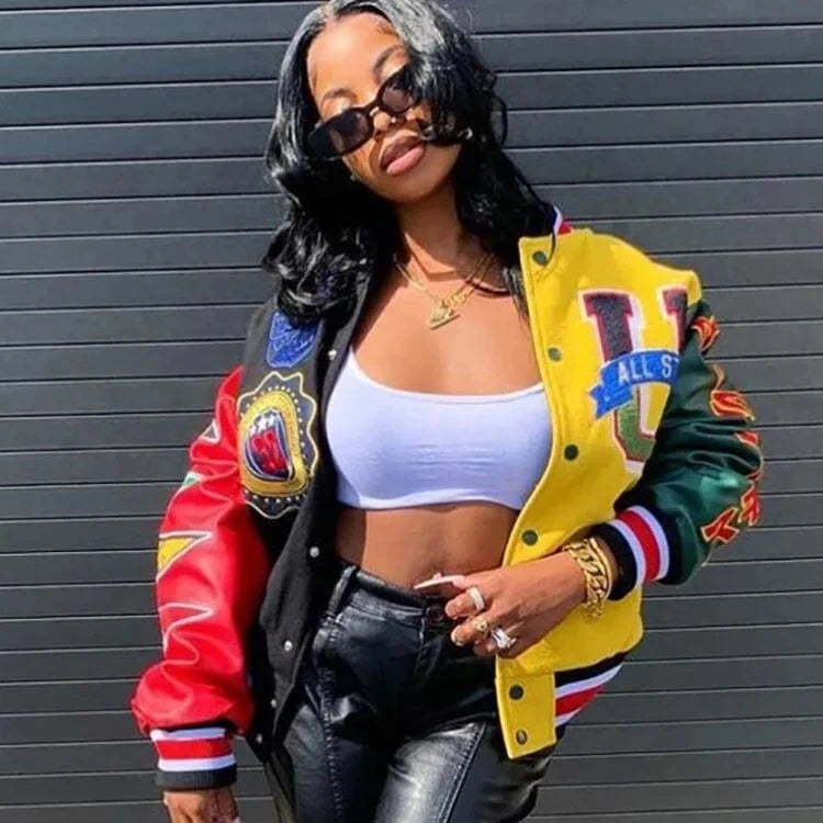 personality trend couple Coat Baseball Street custom Men and woman Letterman  jackets