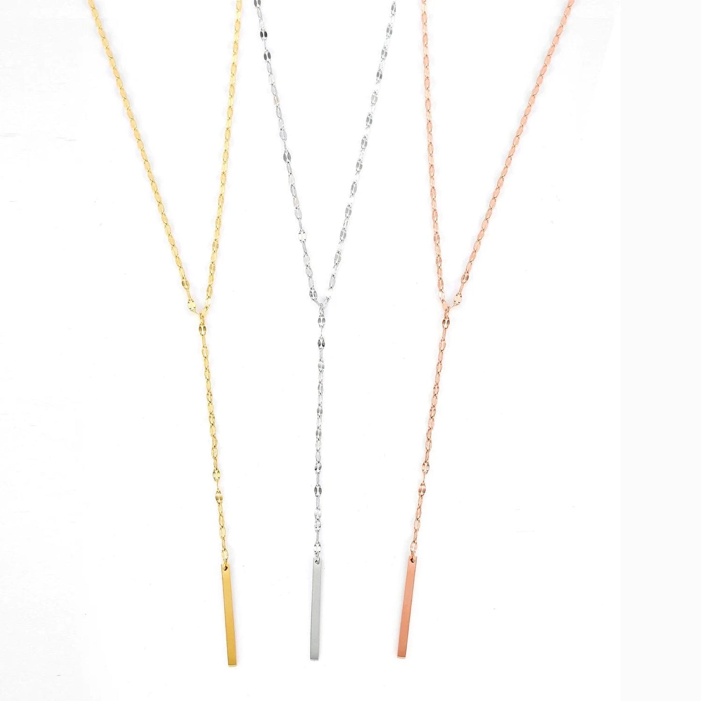 Personalized stainless steel necklace thick gold sweater chain necklace women fine jewelry