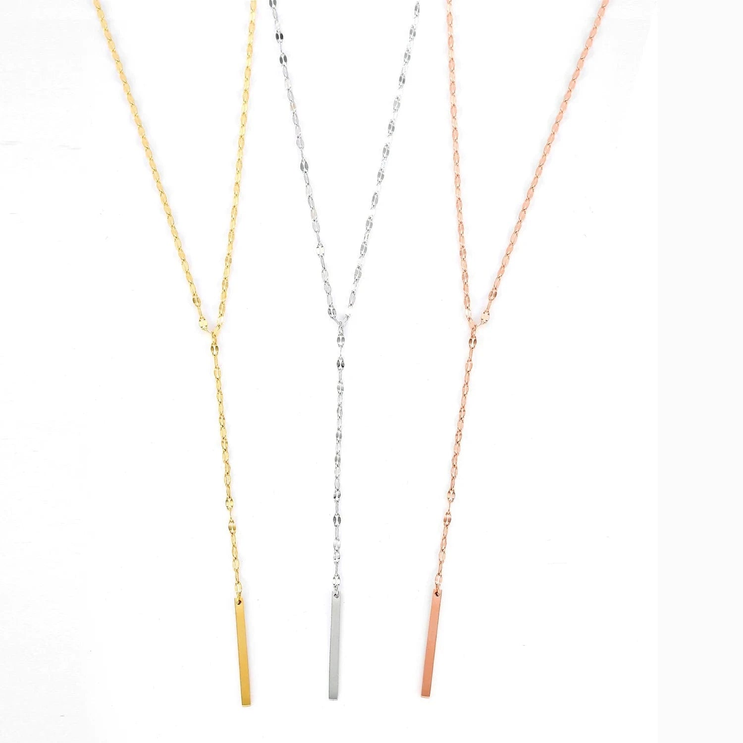 Personalized stainless steel necklace thick gold sweater chain necklace women fine jewelry