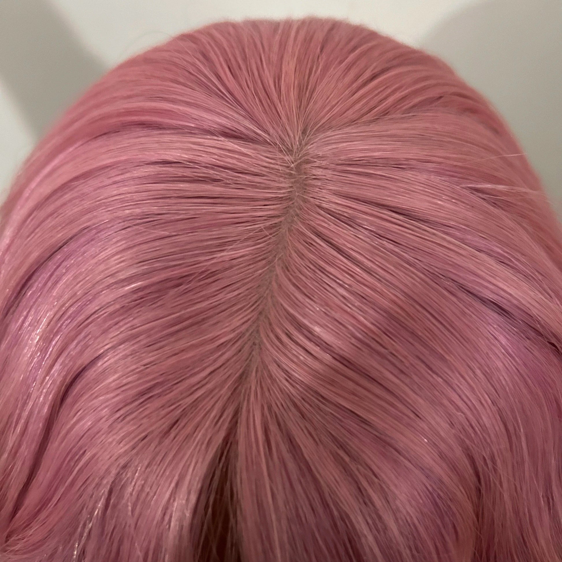 Pink Front Lace Human Hair Wigs Thick End Brazilian Virgin Hair WAVE  high Density Thick End Customized Colorful