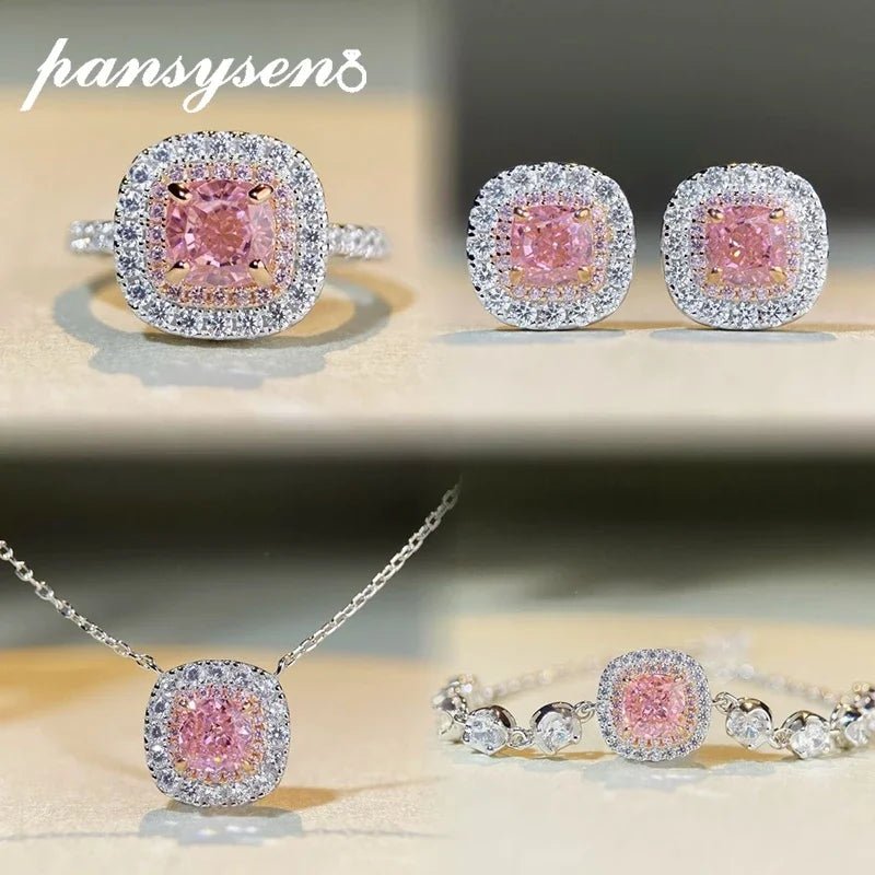 Pink Sapphire Jewelry Set - SN Wigs & More
