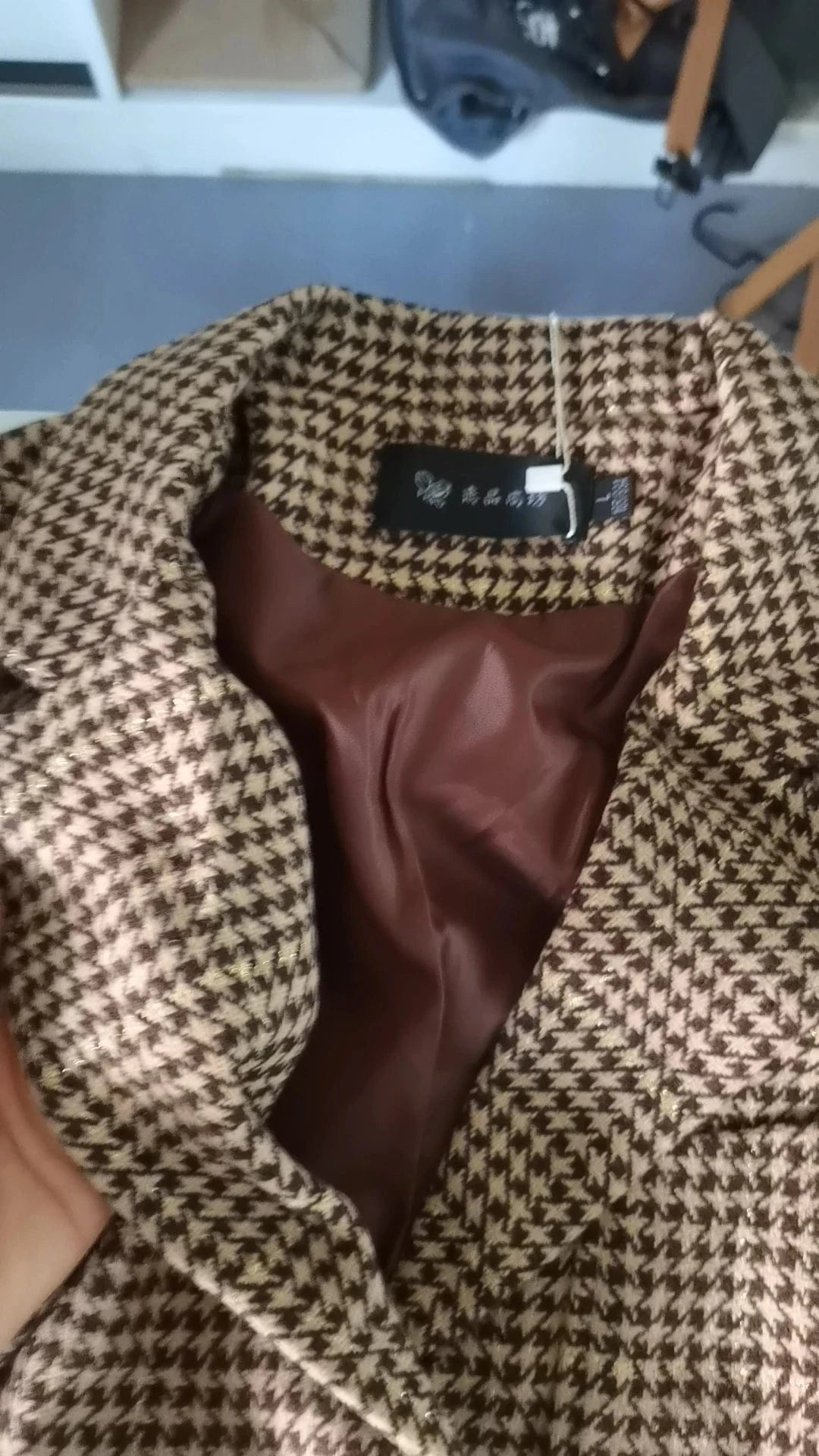 Plaid Elegant Women's Blazer Suits Tailoring Latest Fashion Coat Luxury Blazers 2024 Spring Clothing Jacket for Women Long Trend