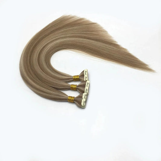 platinum white  tape in hairextencions madam  walker tape  hair growth human hair  tape  extensions 4 x 0.8cm