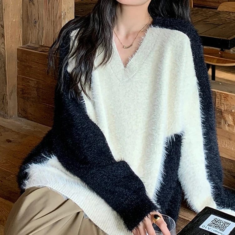 plus size / 1 2024 Spring new arrival long sleeve jumper color crush cable knit pullover simplicity women sweater  jumper