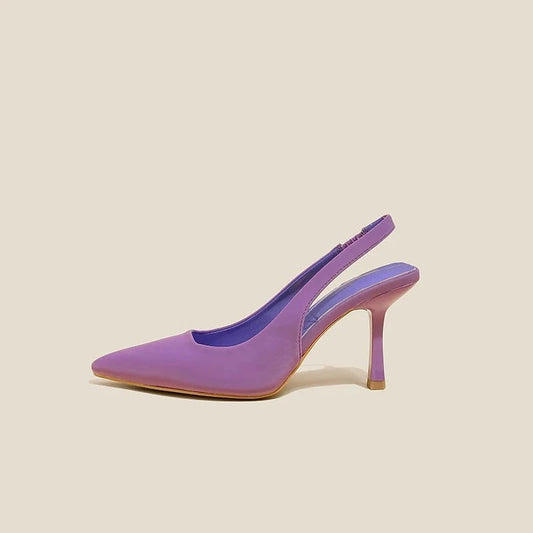 Plus Size 35~43 Designer Sandals Brand High Heels Pointed Toe Stiletto Banquet Wedding Summer Ladies Shoes Women Pumps