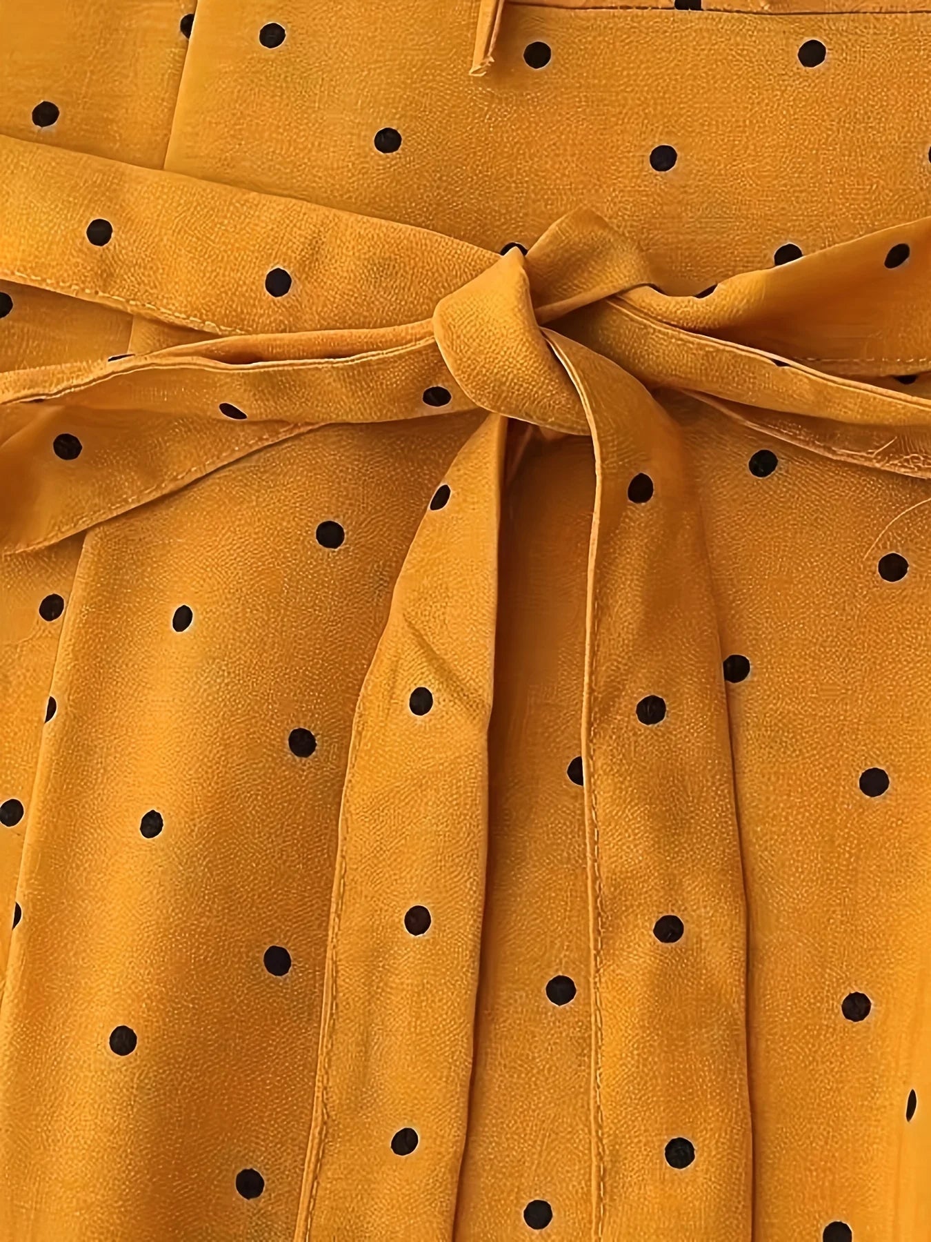 Plus Size Dress + Polka Dot Print With Drawstring Waist + Prairie Chic Vintage Inspired - SN Wigs & More