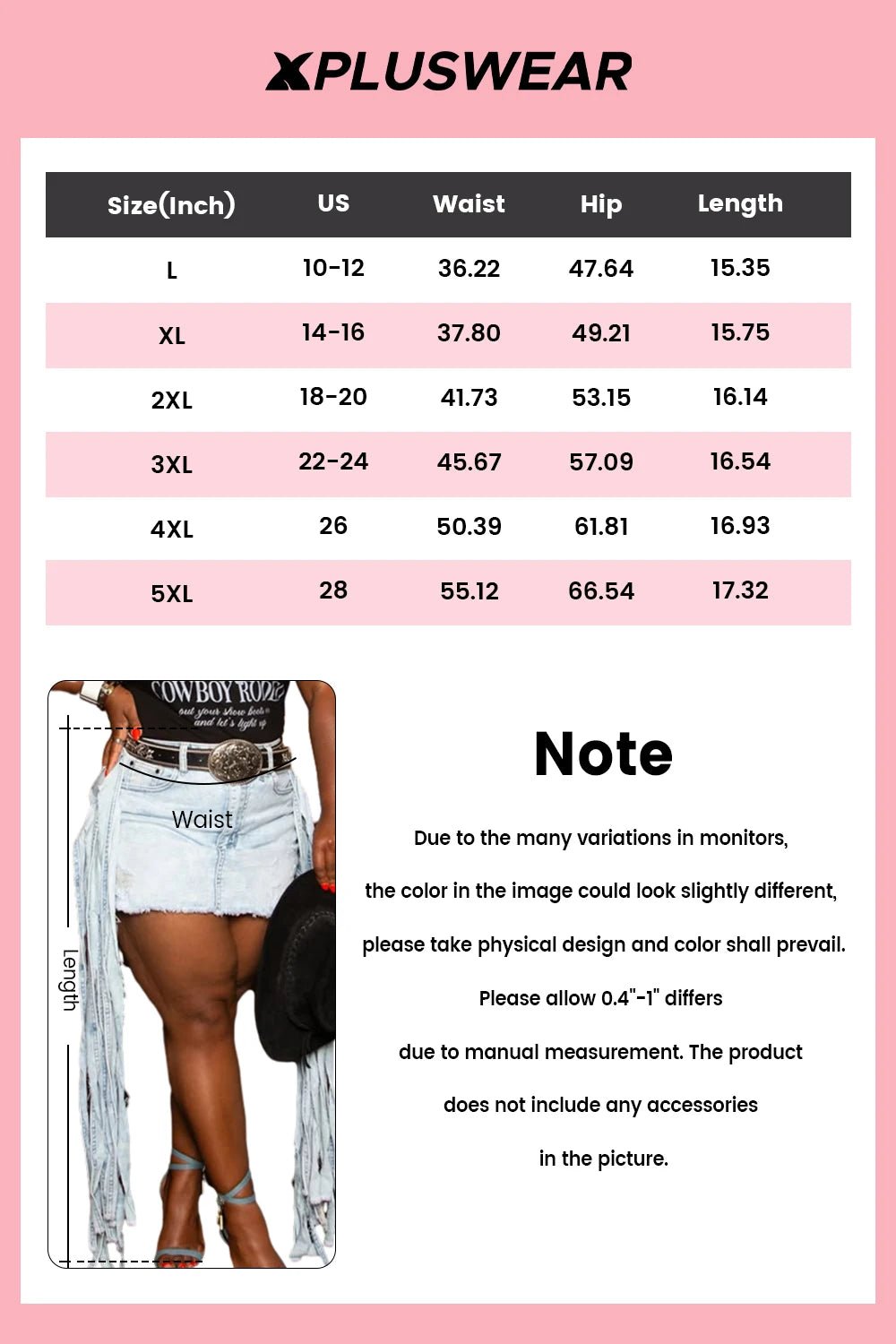 Plus Size Party Light Blue Casual Strappy Bodycon Denim Mini Skirts - SN Wigs & More