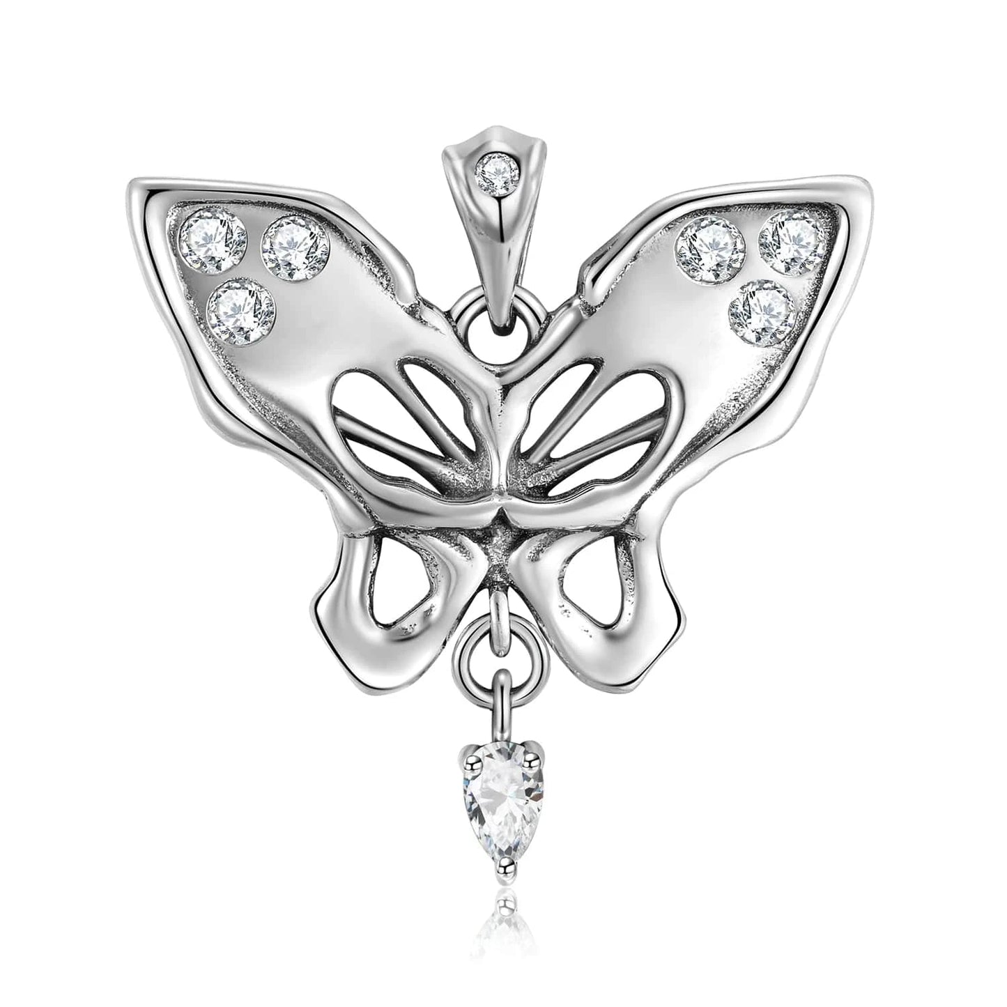 PNC0056 Pumpkin and Butterfly Pendant for Necklace 925 Sterling Silver Pentagram Snake Pendant for Women Heart Necklaces Jewelry Gift