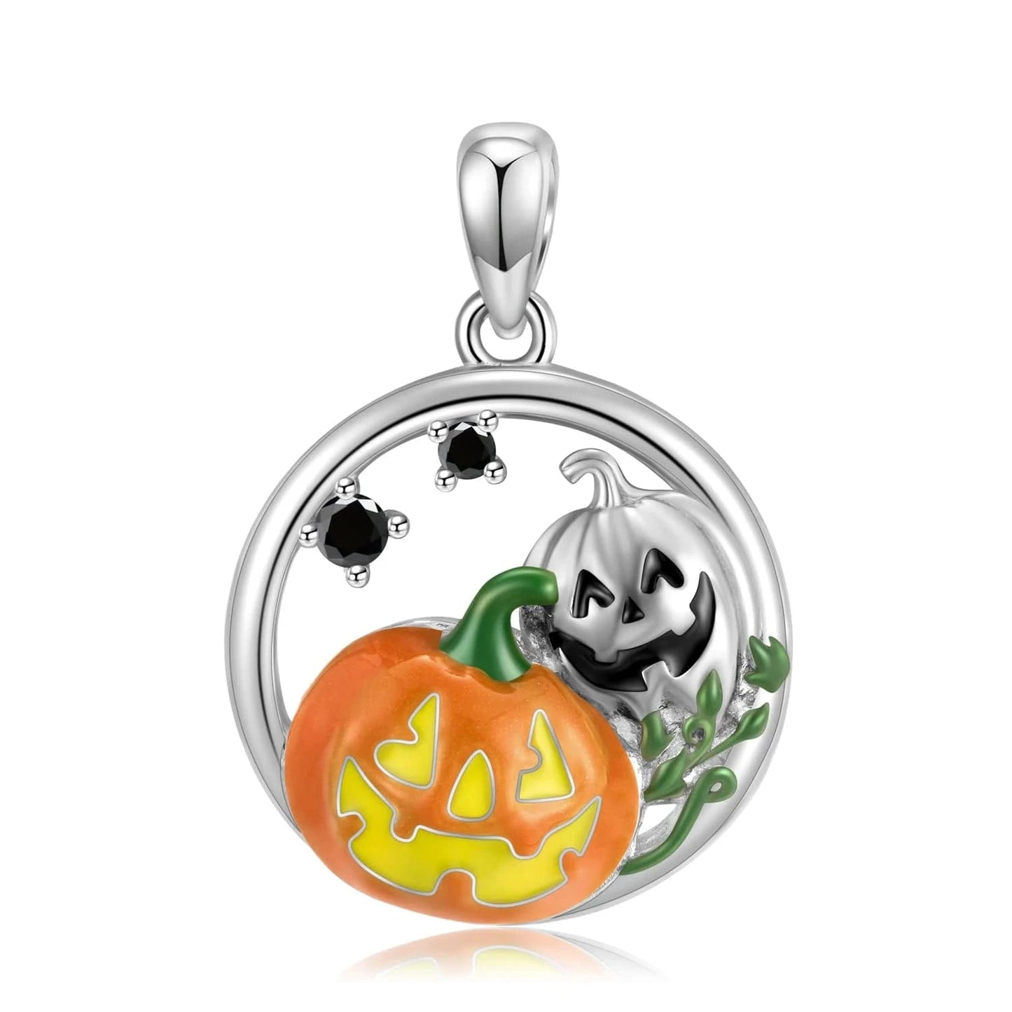 PNC0094 Pumpkin and Butterfly Pendant for Necklace 925 Sterling Silver Pentagram Snake Pendant for Women Heart Necklaces Jewelry Gift