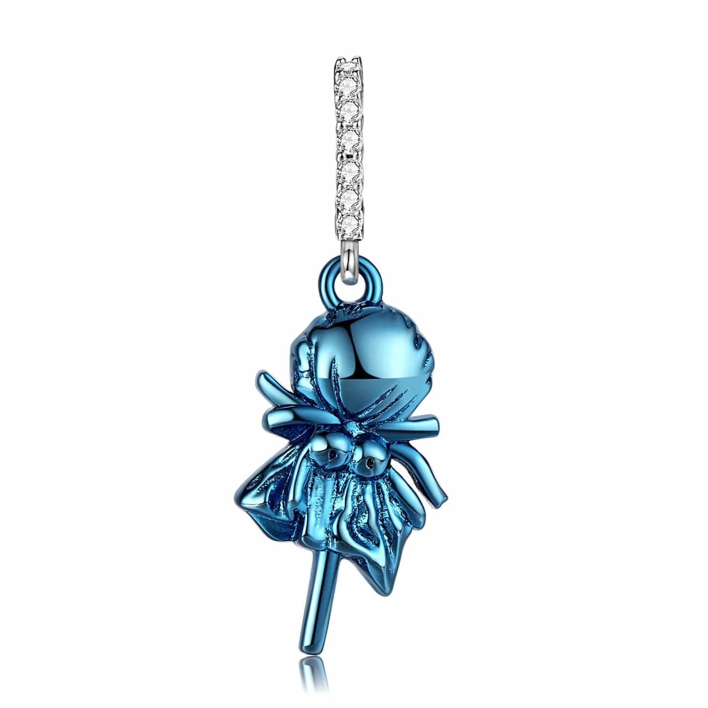 PNC0158 Christmas Snowflake Candy Crystal Pendant Necklace 925 Sterling Silver Necklaces Jewelry for Women Girl Gift Stock Dropshipping