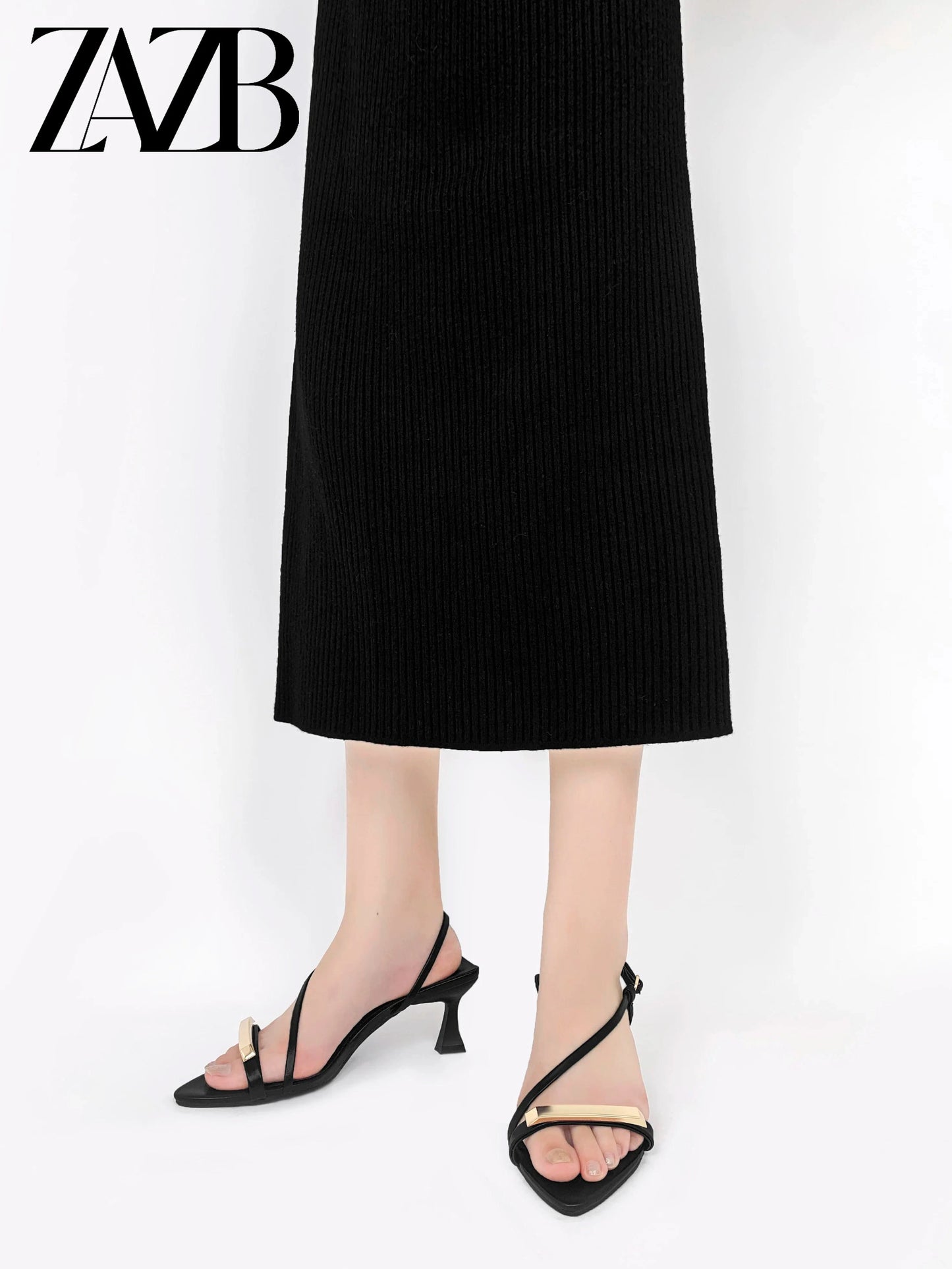 Pointed head Shine Rhinestone New design Sexy Women high heel Slippers narrow strap unique banquet wedding dress ladies shoes