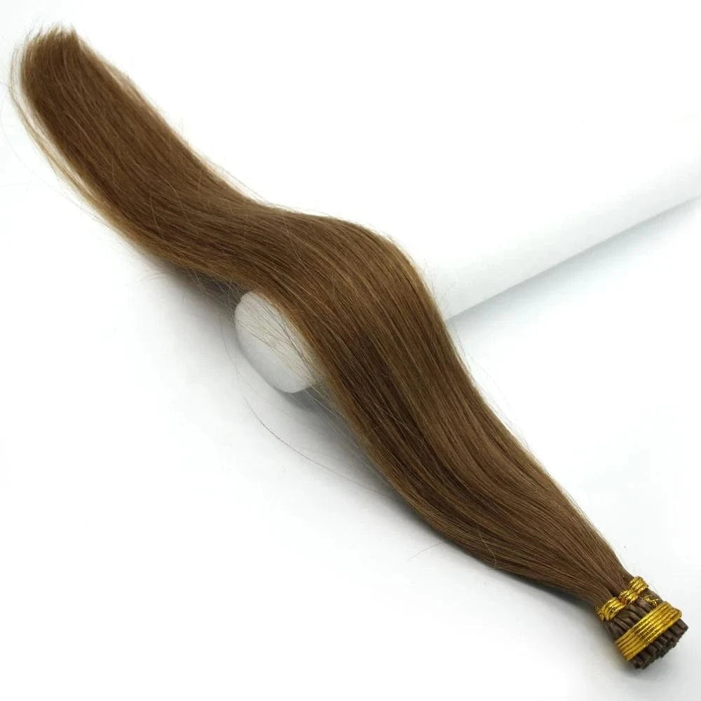 Pre Bonded Keratin Stick I Tip Remy Human Hair Extensions 16-24" Straight 100s i tip hair extensions human hair