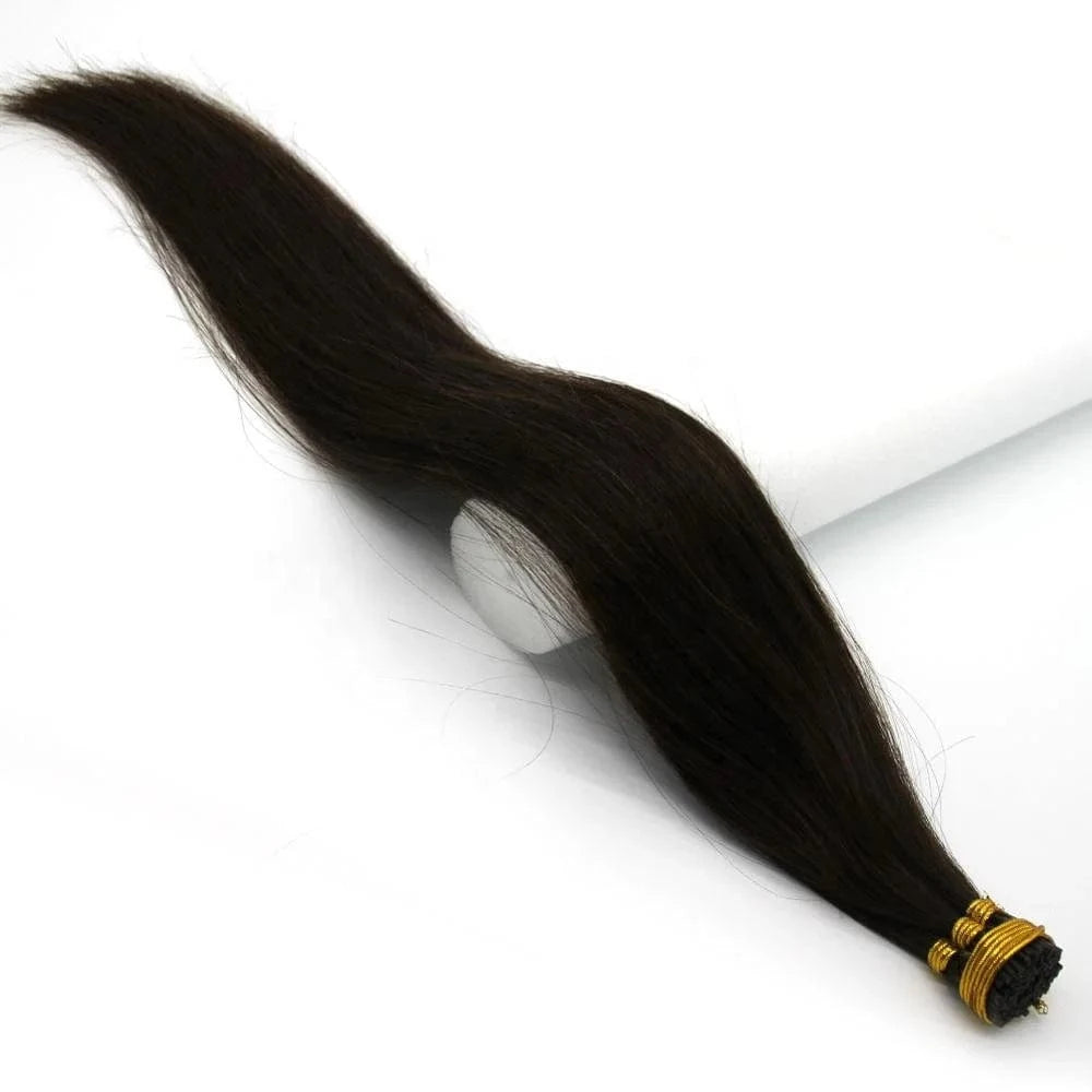 Pre Bonded Keratin Stick I Tip Remy Human Hair Extensions 16-24" Straight 100s i tip hair extensions human hair