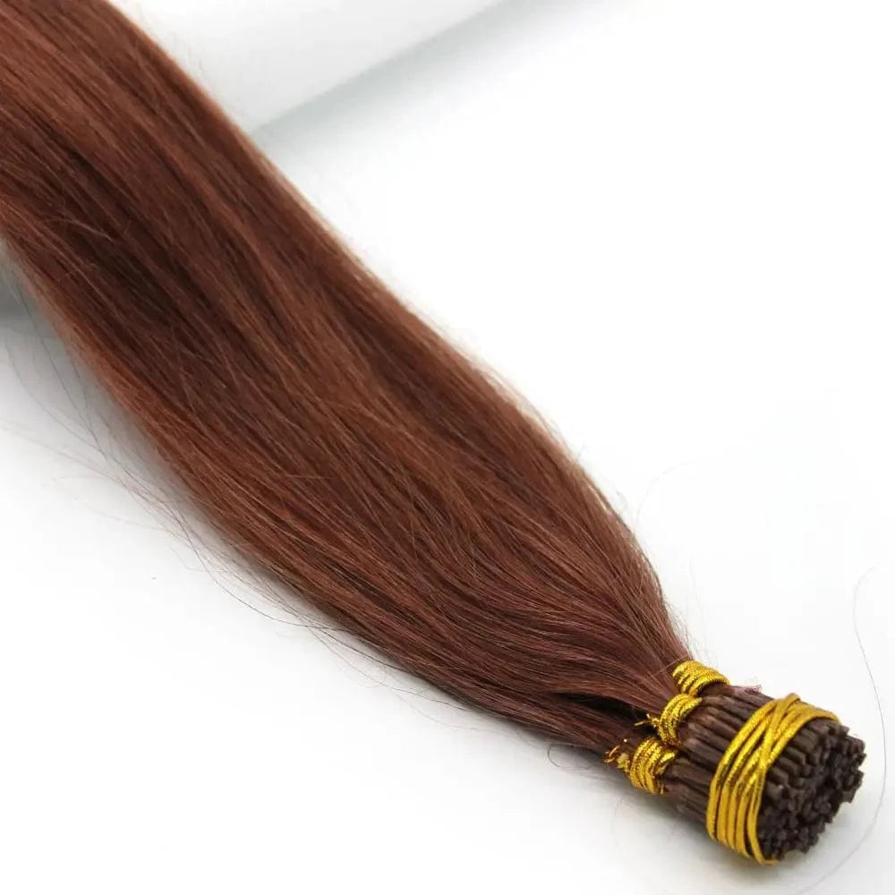 Pre Bonded Keratin Stick I Tip Remy Human Hair Extensions 16-24" Straight 100s i tip hair extensions human hair