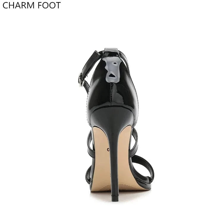 private label summer black classy for woman high heels sandals