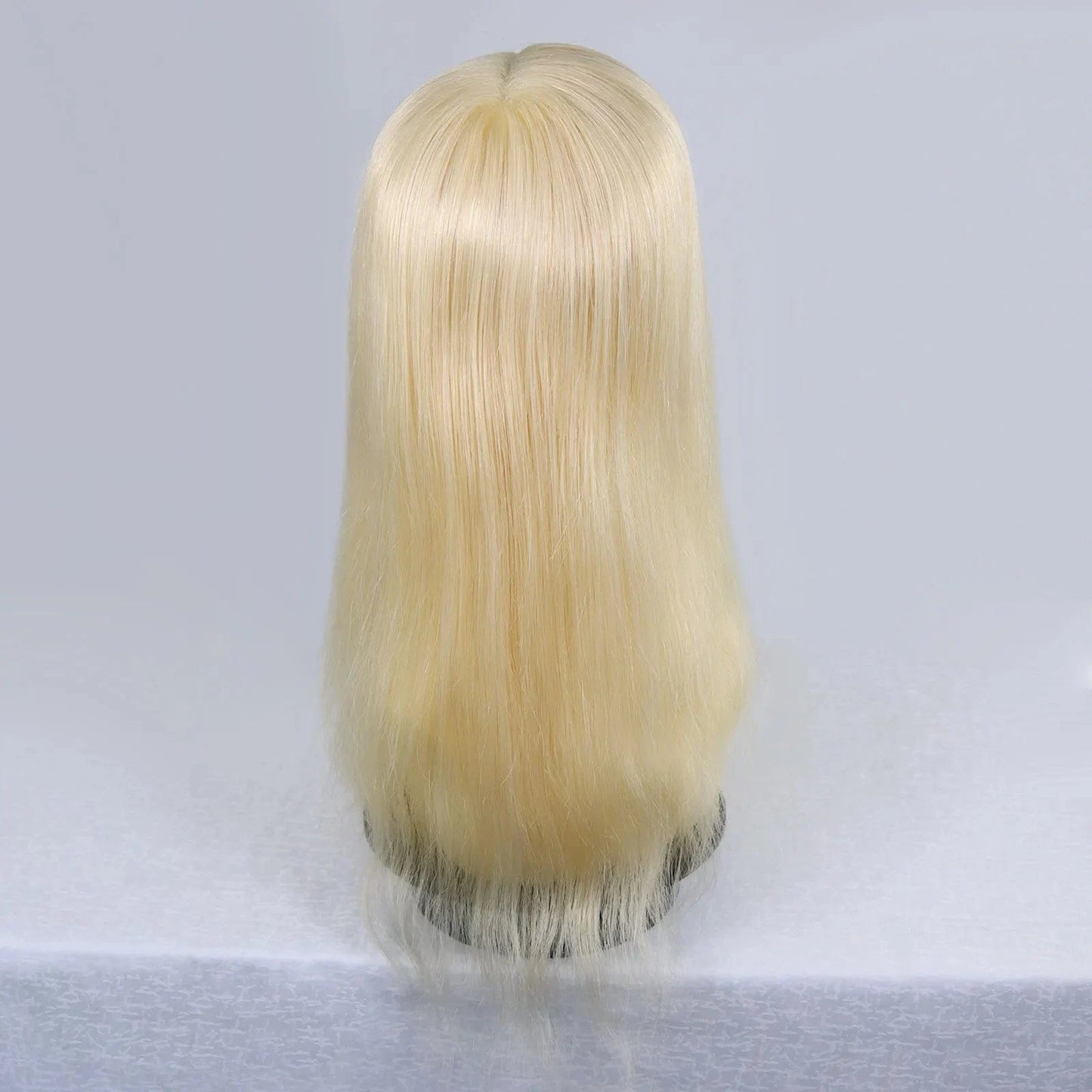 Q6 Base Cap Black Brown Blonde Man Hair Capillary Prosthesis 16 Inch Natural Human Hair V Loop Toupee For Men