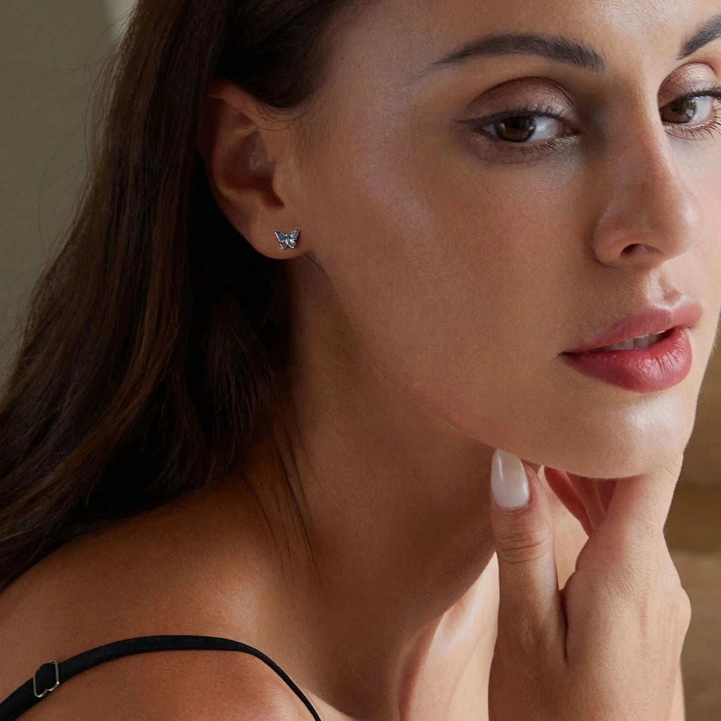 Qings Fashion Design Jewelry 925 Sterling Silver Zircon Earrings Fine Jewelry Custom Making Simple Cute Stud For Woman Earrings