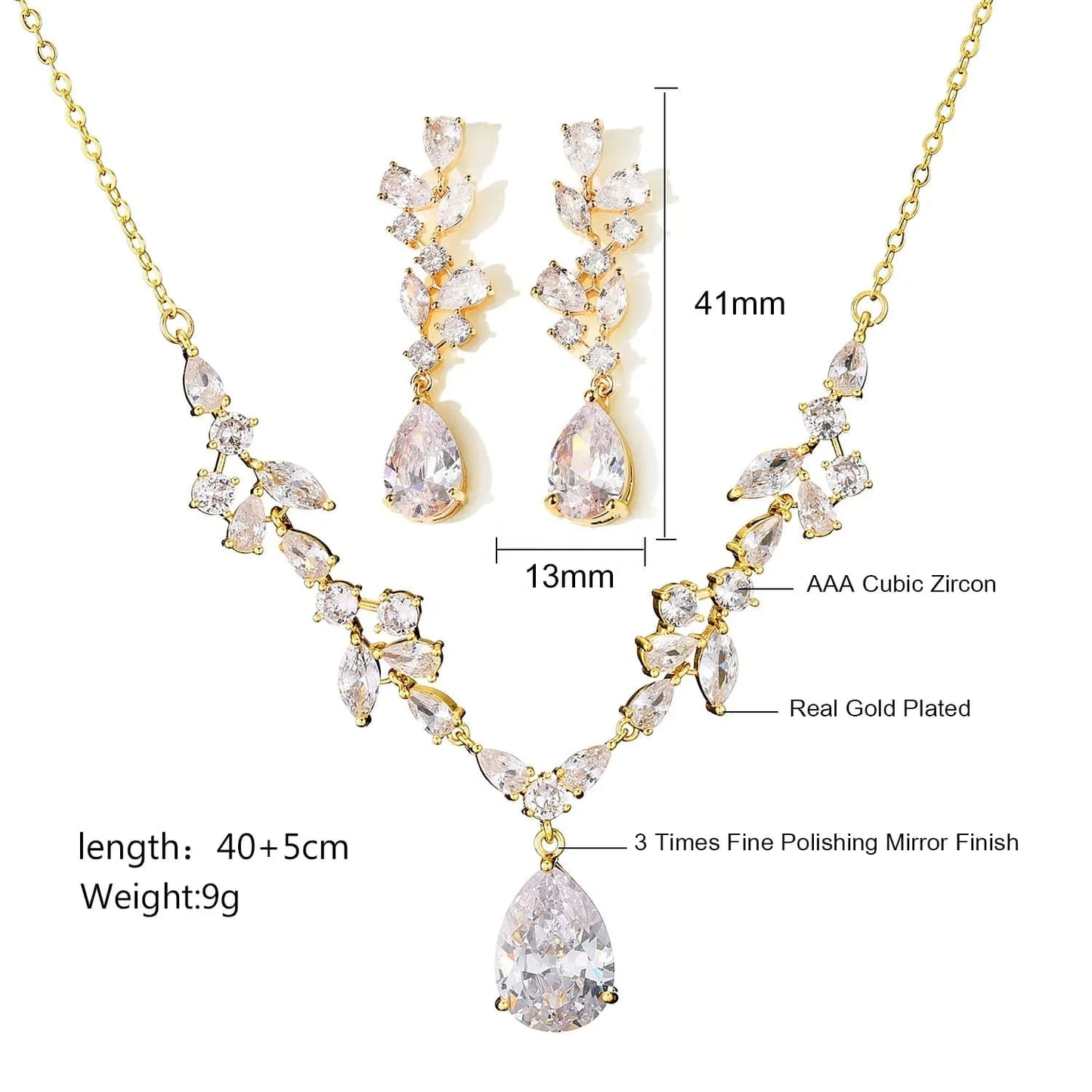 RAKOL 2022 women Dubai gold plated earrings and necklace jewelry set women wedding luxury jewelry accessories bridal jewelry set