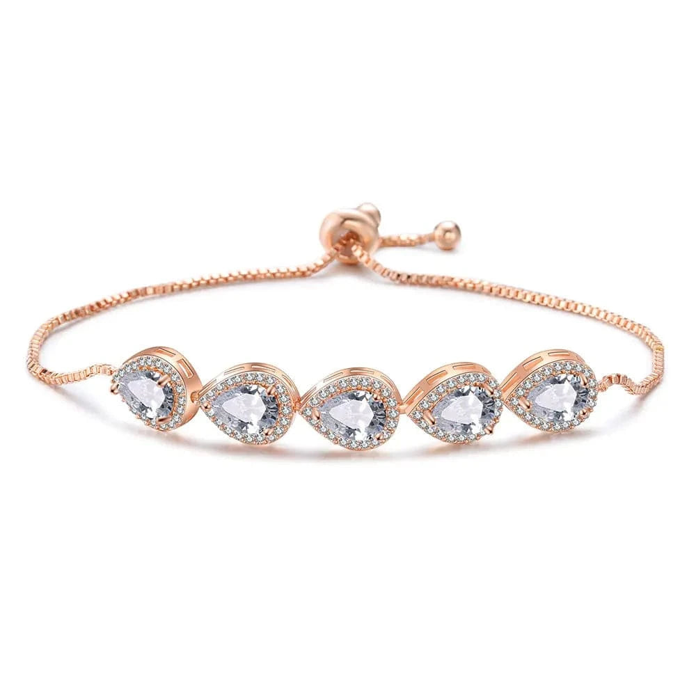 RAKOL BP161 Korean New Designer Fashion Jewelry gold plated  Luxury crystal Zircon Adjustable women Bracelet jewelry  2022