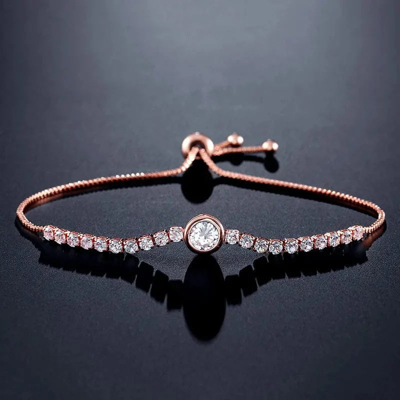 RAKOL BP161 Korean New Designer Fashion Jewelry gold plated  Luxury crystal Zircon Adjustable women Bracelet jewelry  2022