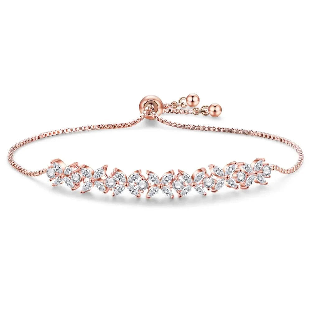 RAKOL BP161 Korean New Designer Fashion Jewelry gold plated  Luxury crystal Zircon Adjustable women Bracelet jewelry  2022