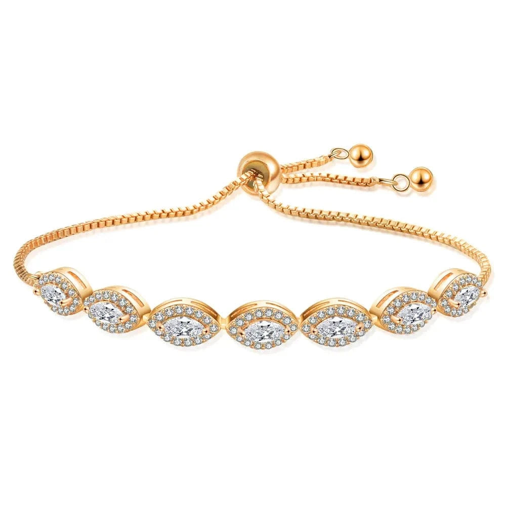 RAKOL BP161 Korean New Designer Fashion Jewelry gold plated  Luxury crystal Zircon Adjustable women Bracelet jewelry  2022